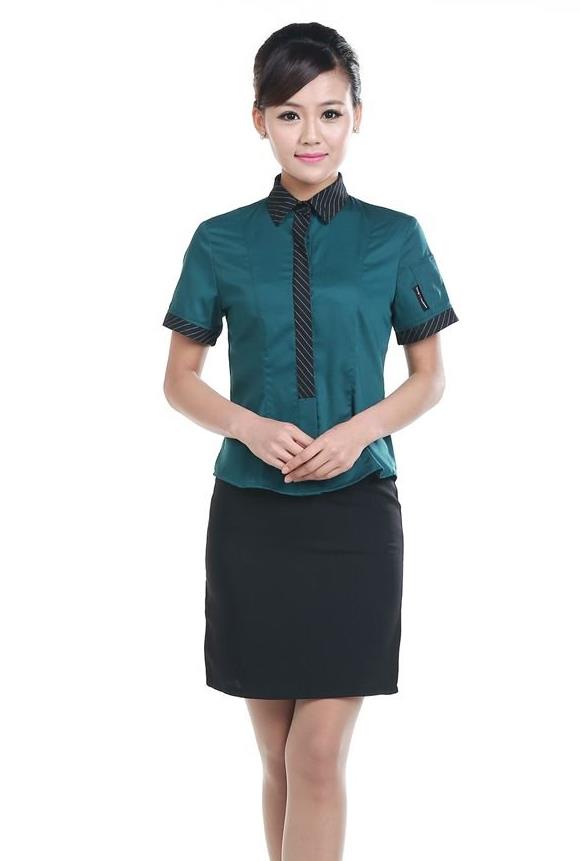 餐廳服務(wù)員工裝定制哪家便宜質(zhì)量又好 餐廳服務(wù)員工裝款圖